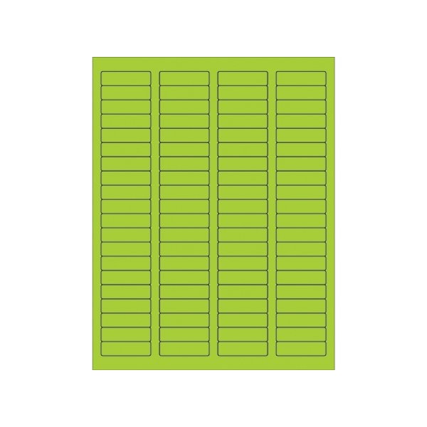 Bsc Preferred 1 3/4 x-1/2'' Fluorescent Green Rectangle Laser